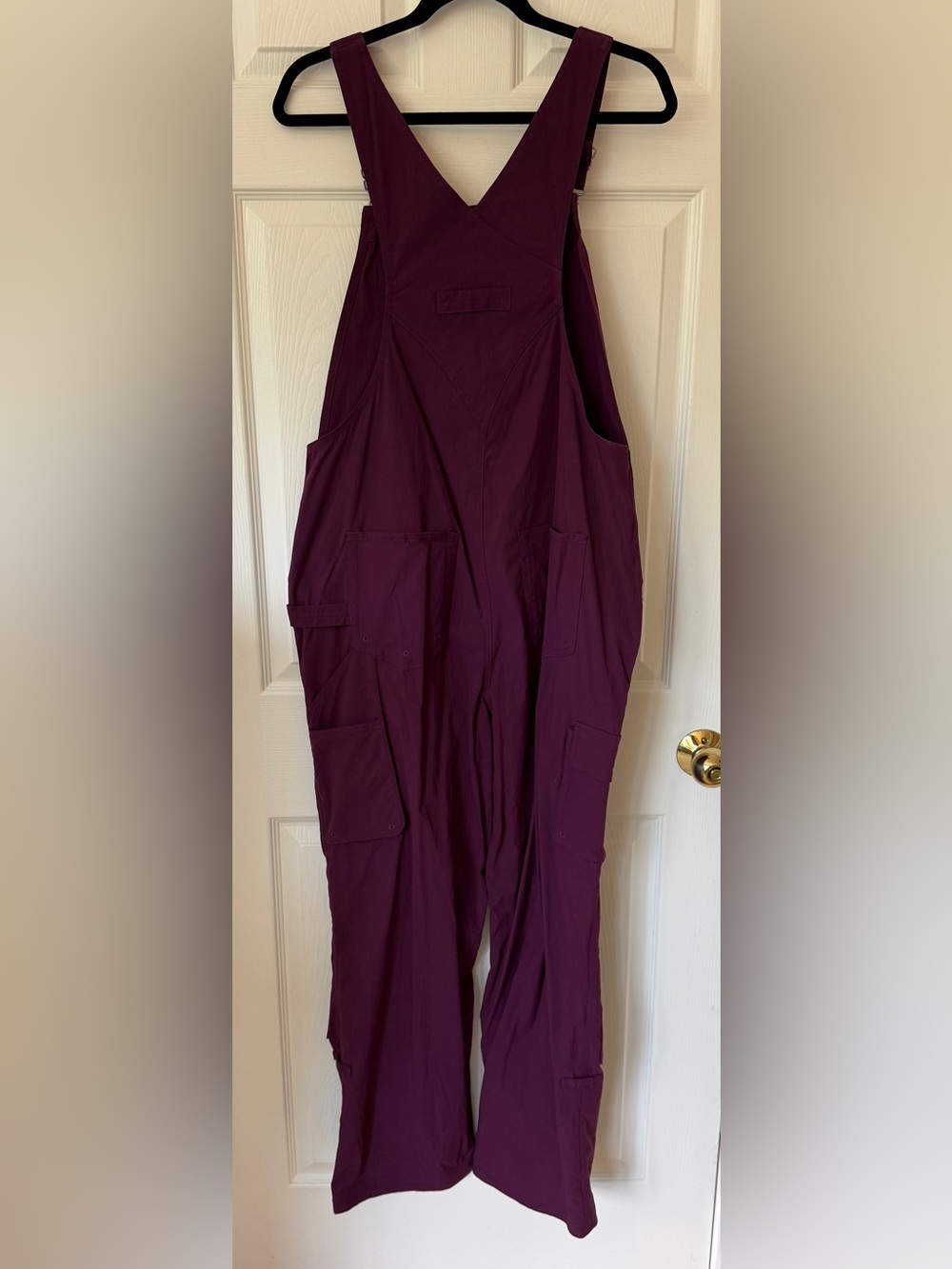 NEW* Duluth Trading 🌺🪻Heirloom Gardening Bib Overalls in Purple Size M NWT - Picture 5 of 10